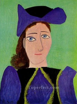 klimt portrait Painting - Portrait of a Woman Olga 1920 Pablo Picasso